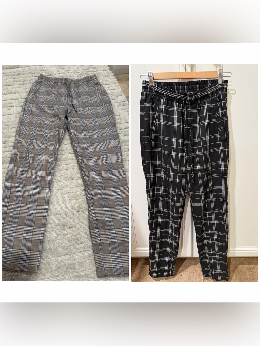 Forever 21 Plaid Men's Pants in Brown and black BUNDLE